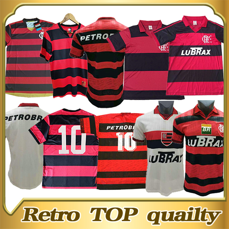 1982 Retro soccer jerseys Flamengo home red and black Vintage Maillo Camiseta antique Clube de Regatas do football shirts, 95-96 home
1982 Retro soccer jerseys Flamengo home red and black Vintage Maillo Camiseta antique Clube de Regatas do football shirts, 95-96 home