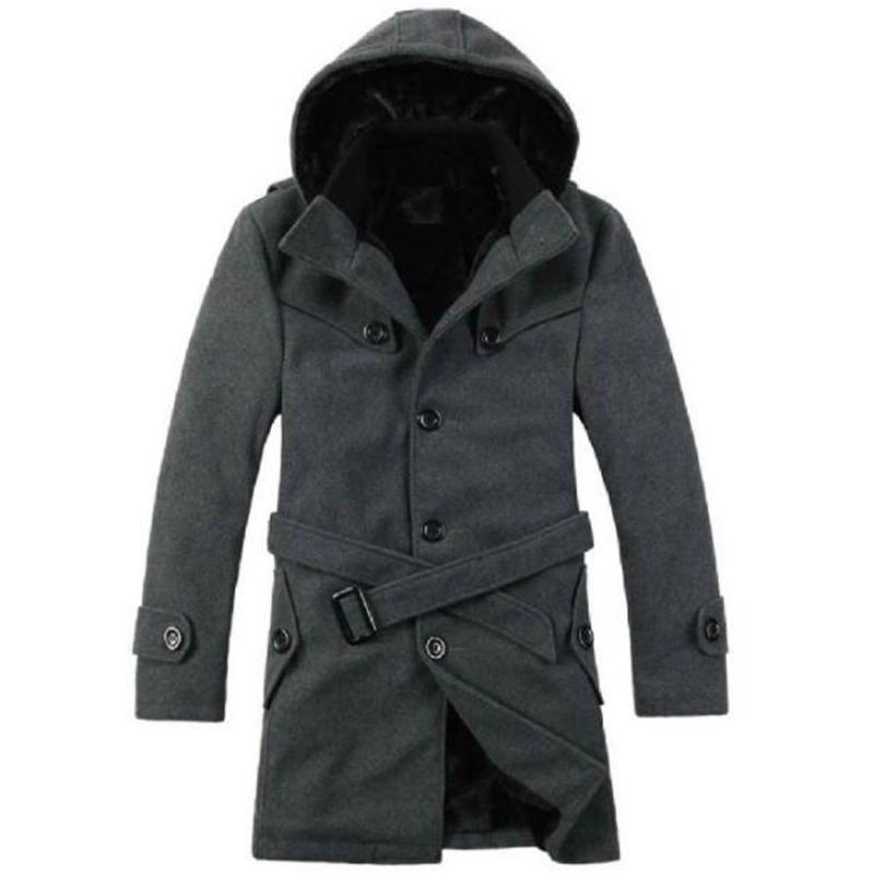 Winter Wool Coat Men Long Sections Jackets Thick Warm Woolen Coats Mens Casual Jacket Clothing Overcoat Nice Fashion Men's & Blends, Black
Winter Wool Coat Men Long Sections Jackets Thick Warm Woolen Coats Mens Casual Jacket Clothing Overcoat Nice Fashion Men's & Blends, Black