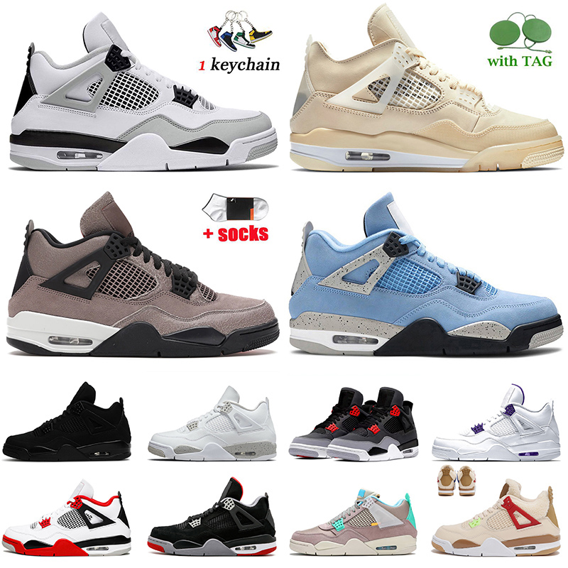 

Top Quality Jumpman 4 Military Black Cat Basketball Shoes 4s Jogging White Oreo Wild Things University Blue Sail Fire Red Bred Shimmer Off Women Mens Sneakers, D28 royalty 40-47
