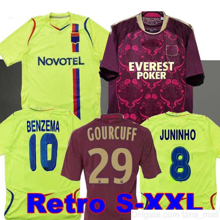 Olympique Lyonnais Lyon soccer jersey GOVOU LISANDRO GOURCUFF TOULALAN JUNINHO BASTOS BENZEMA Shirt Uniforms Shirt Uniform uniforms Maillot de football, 08/09 away ucl
Olympique Lyonnais Lyon soccer jersey GOVOU LISANDRO GOURCUFF TOULALAN JUNINHO BASTOS BENZEMA Shirt Uniforms Shirt Uniform uniforms Maillot de football, 08/09 away ucl