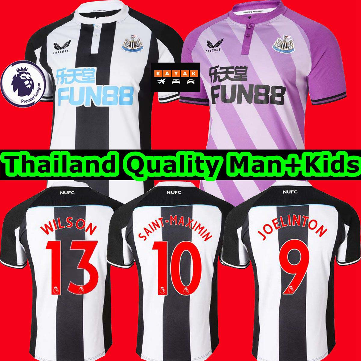 21 22 Newcastle Home Soccer Jerseys United SHELVEY ALMIRON 2021 2022 JOELINTON Football Shirt RITCHIE GAYLE MAXIMIN Men + Kids kits set, Black;yellow
21 22 Newcastle Home Soccer Jerseys United SHELVEY ALMIRON 2021 2022 JOELINTON Football Shirt RITCHIE GAYLE MAXIMIN Men + Kids kits set, Black;yellow
