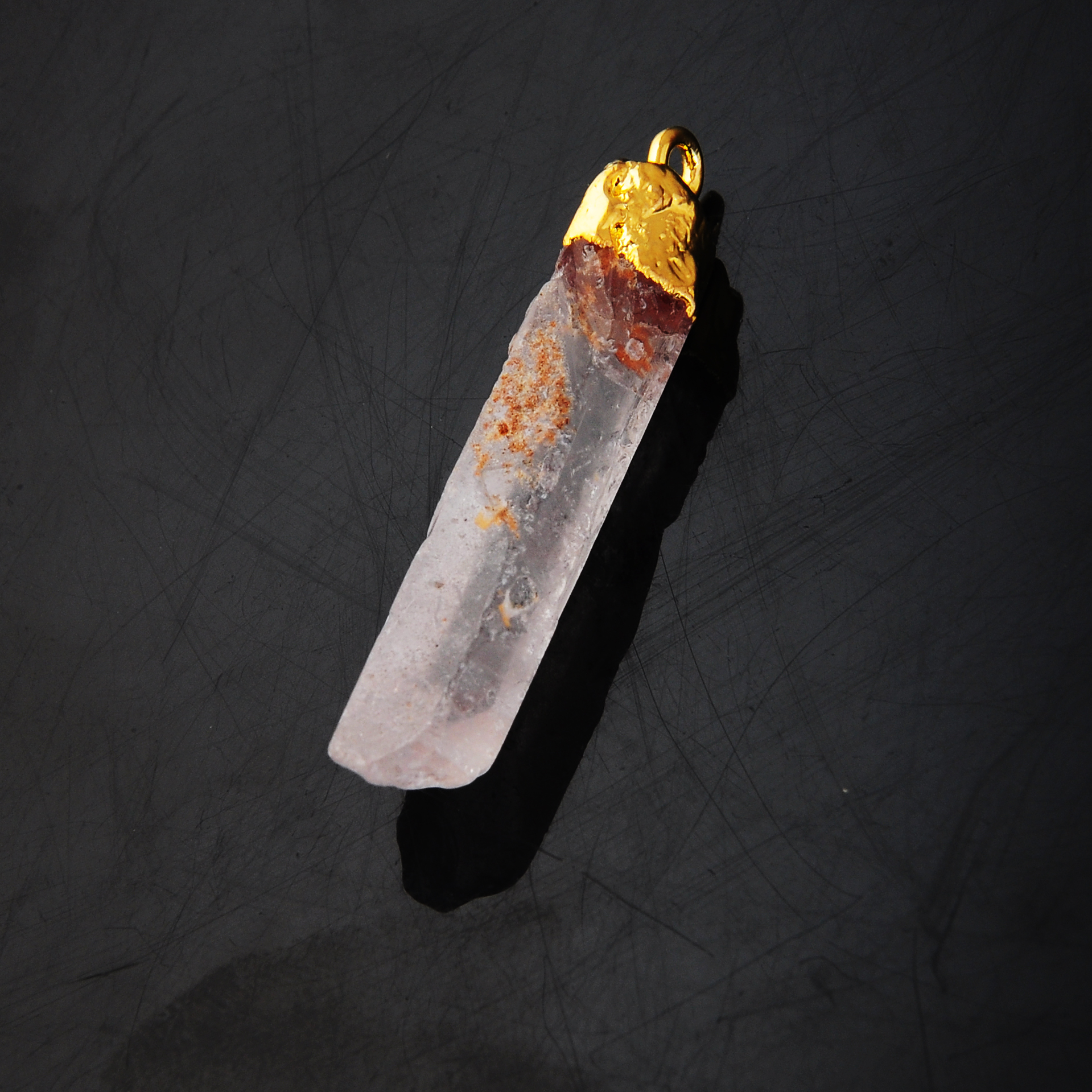 Clear Quartz Necklace Reiki Healing Crystal Pendant Spiritual Natural Irregular Raw Stone Necklaces Gemstone Jewelry for Women Men