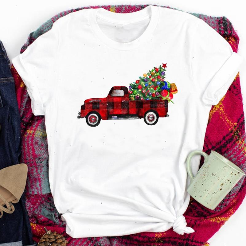 Women Womens T Shirt Lady Plaid Truck Vintage Gift Cartoon Holiday Happy Christmas Print Tshirt Clothes Top Graphic Female Tee, White
Women Womens T Shirt Lady Plaid Truck Vintage Gift Cartoon Holiday Happy Christmas Print Tshirt Clothes Top Graphic Female Tee, White