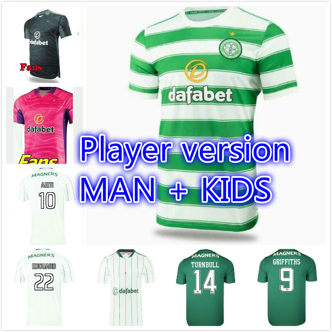 Player version 21 22 Celtic Soccer Jerseys Man kids kit 2021 2022 Home MCGREGOR BROWN GRIFFITHS EDOUARD Away FORREST CHRISTIE ROBERTS 3rd football shirt uniform
Player version 21 22 Celtic Soccer Jerseys Man kids kit 2021 2022 Home MCGREGOR BROWN GRIFFITHS EDOUARD Away FORREST CHRISTIE ROBERTS 3rd football shirt uniform