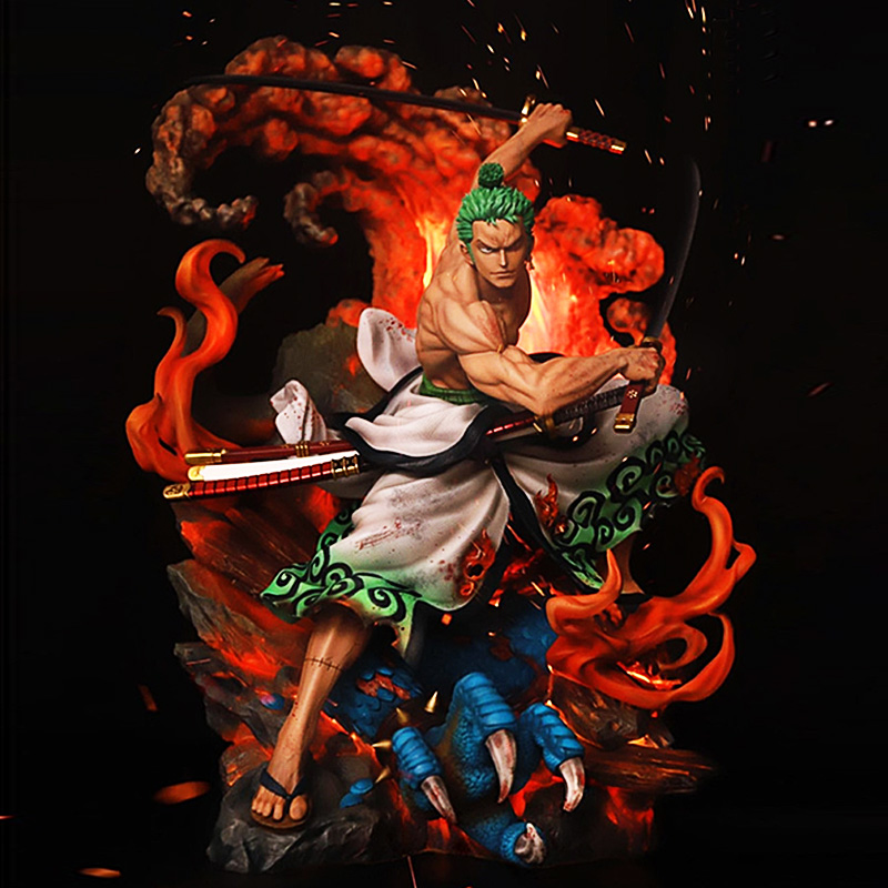 38cm Japane Anime GK Roronoa Zoro GK With Breathing Light PVC Action Figure Toy Adult Statue Collection Model Doll Children Gift, No retail box
38cm Japane Anime GK Roronoa Zoro GK With Breathing Light PVC Action Figure Toy Adult Statue Collection Model Doll Children Gift, No retail box