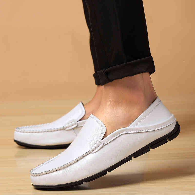 dress shoes men casual luxury brand slip on genuine leather mens loafers moccasins fashi breathable slip driving men herk, Black
dress shoes men casual luxury brand slip on genuine leather mens loafers moccasins fashi breathable slip driving men herk, Black