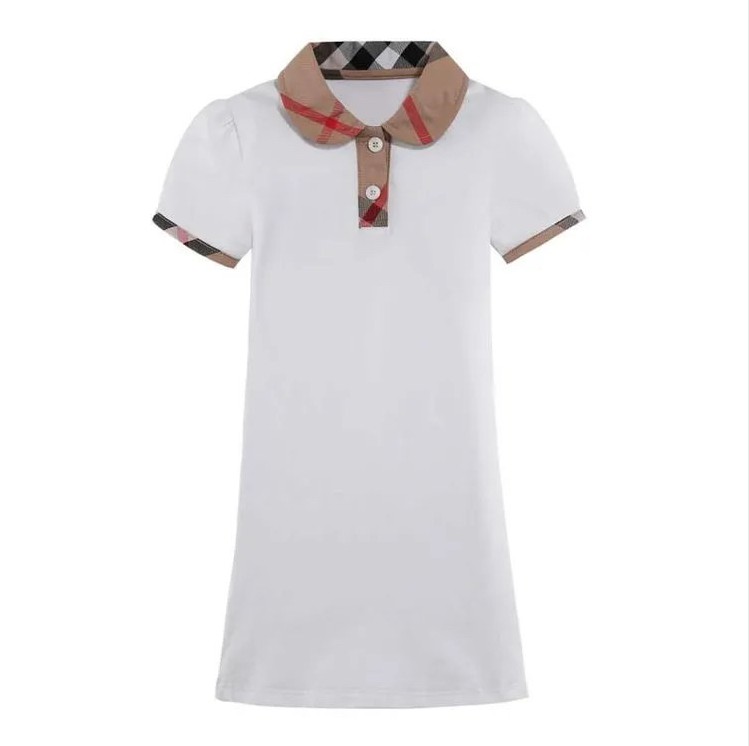 Summer Girls Turn-Down Collar Plaid Dresses Luxury Baby Girl Cotton Short Sleeve T-shirt Dress Fashion Children Casual Skirts Kids Princess Skirt, As picture
Summer Girls Turn-Down Collar Plaid Dresses Luxury Baby Girl Cotton Short Sleeve T-shirt Dress Fashion Children Casual Skirts Kids Princess Skirt, As picture