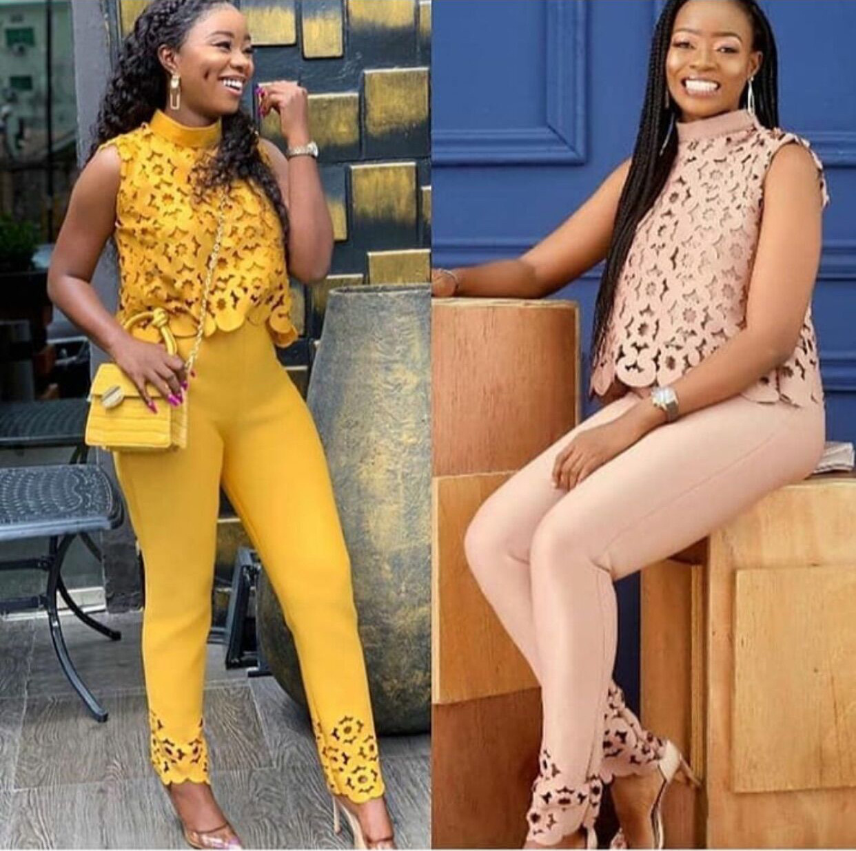 African Clothes Two Piece Set Women Sleeveless Tops and Pants Hollow Flowe Dashiki Clothing Suits Slim Solid Trasuit Summer
African Clothes Two Piece Set Women Sleeveless Tops and Pants Hollow Flowe Dashiki Clothing Suits Slim Solid Trasuit Summer