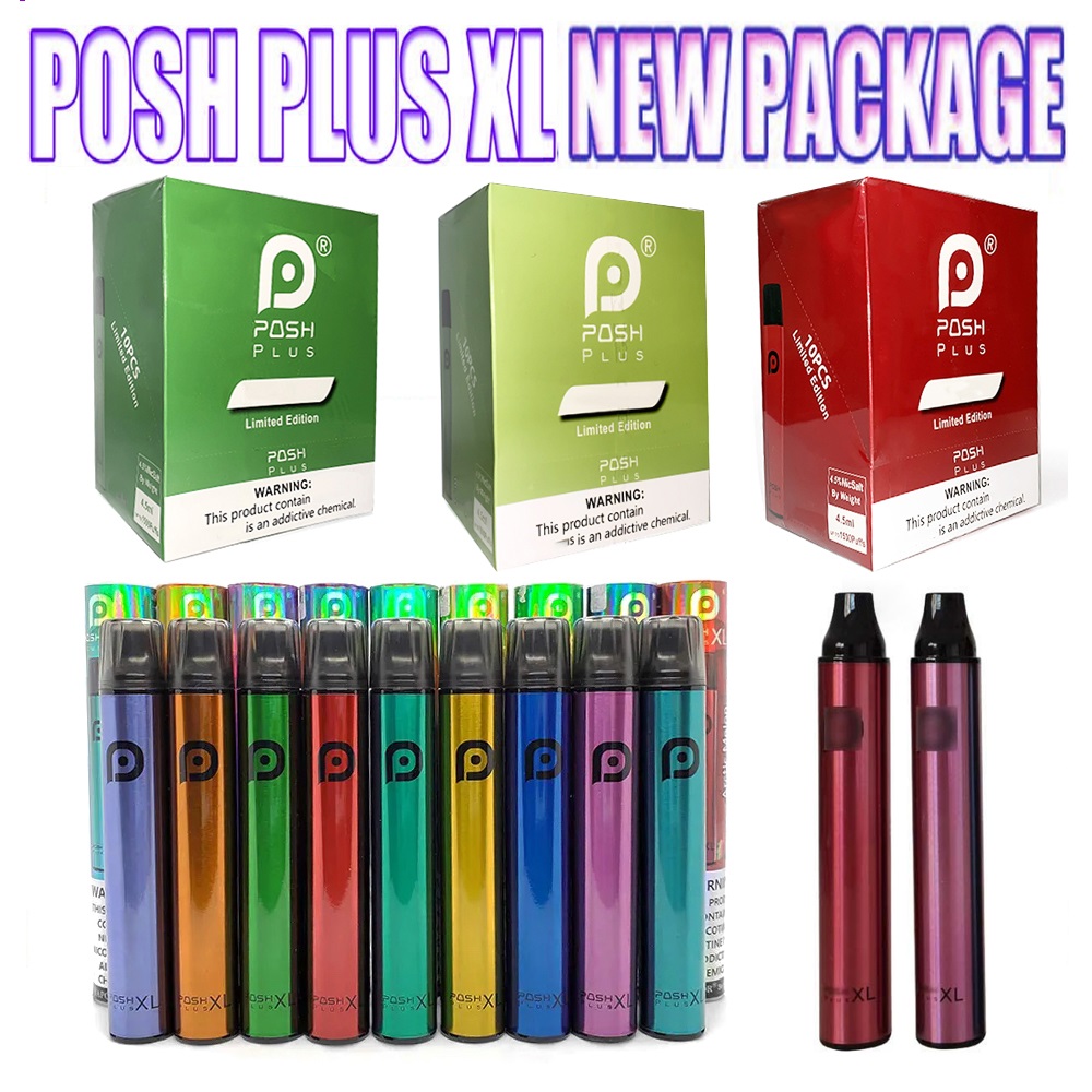 9 Colors Posh Plus XL disposable vape e cigarettes 1500puffs 5ml Device Pods cartridges Starter Kits vaporizer vs air bar lux
9 Colors Posh Plus XL disposable vape e cigarettes 1500puffs 5ml Device Pods cartridges Starter Kits vaporizer vs air bar lux