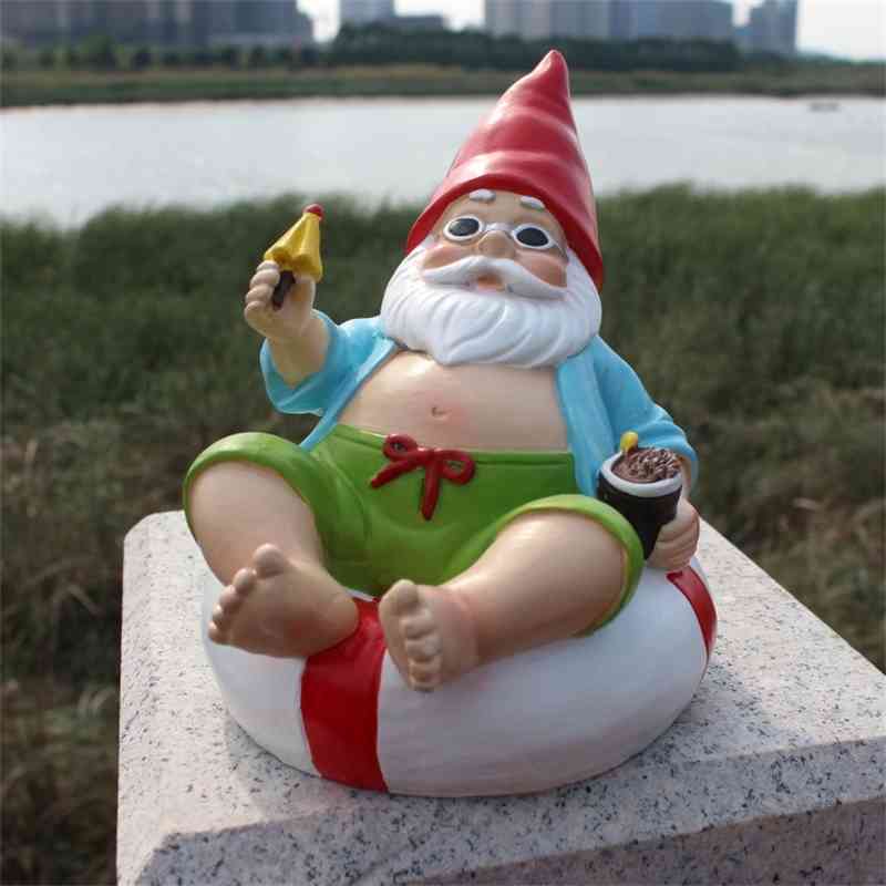 Cartoon cute swimming circle dwarf elf resin crafts Garden real estate garden landscape decoration
Cartoon cute swimming circle dwarf elf resin crafts Garden real estate garden landscape decoration