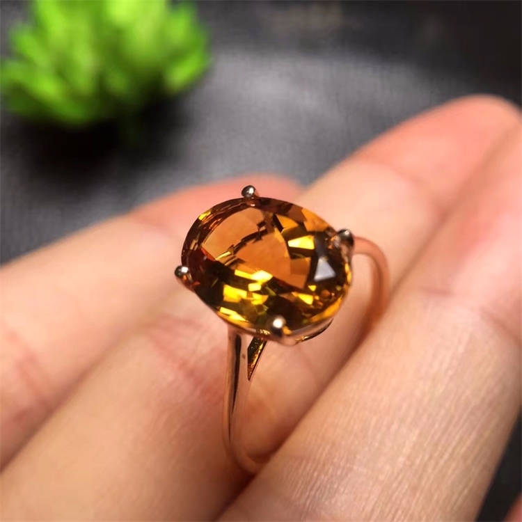 Rings Fine Jewelry Real 18k Rose Gold Au750 Natural Citrine Gemstones Chic Diamonds Female Anniversary
Rings Fine Jewelry Real 18k Rose Gold Au750 Natural Citrine Gemstones Chic Diamonds Female Anniversary