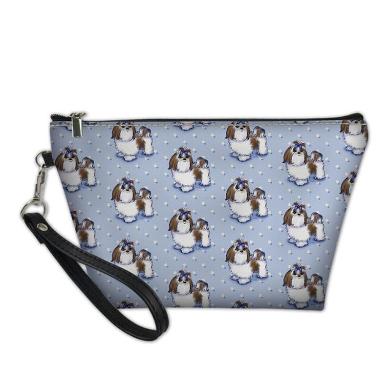 Leather Make Up Bags For Women Cartoon Shiih Tzu Print Cosmetic Cases Ladies Function Makeup Pouch Females Wash Kit Storage
Leather Make Up Bags For Women Cartoon Shiih Tzu Print Cosmetic Cases Ladies Function Makeup Pouch Females Wash Kit Storage