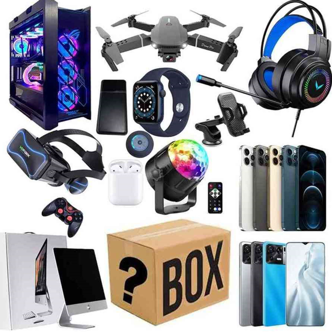 L84O Mystery Surprise Lucky ,Mystery Boxes ElectronicMysterious Random Products,There is A Chance to Open Such As Drones Smart4326
L84O Mystery Surprise Lucky ,Mystery Boxes ElectronicMysterious Random Products,There is A Chance to Open Such As Drones Smart4326