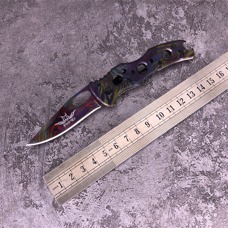 FOX X12 Multifunctional folding knife 440c colorful blade steel mixed color handle for outdoor camping hunting EDC tools
FOX X12 Multifunctional folding knife 440c colorful blade steel mixed color handle for outdoor camping hunting EDC tools