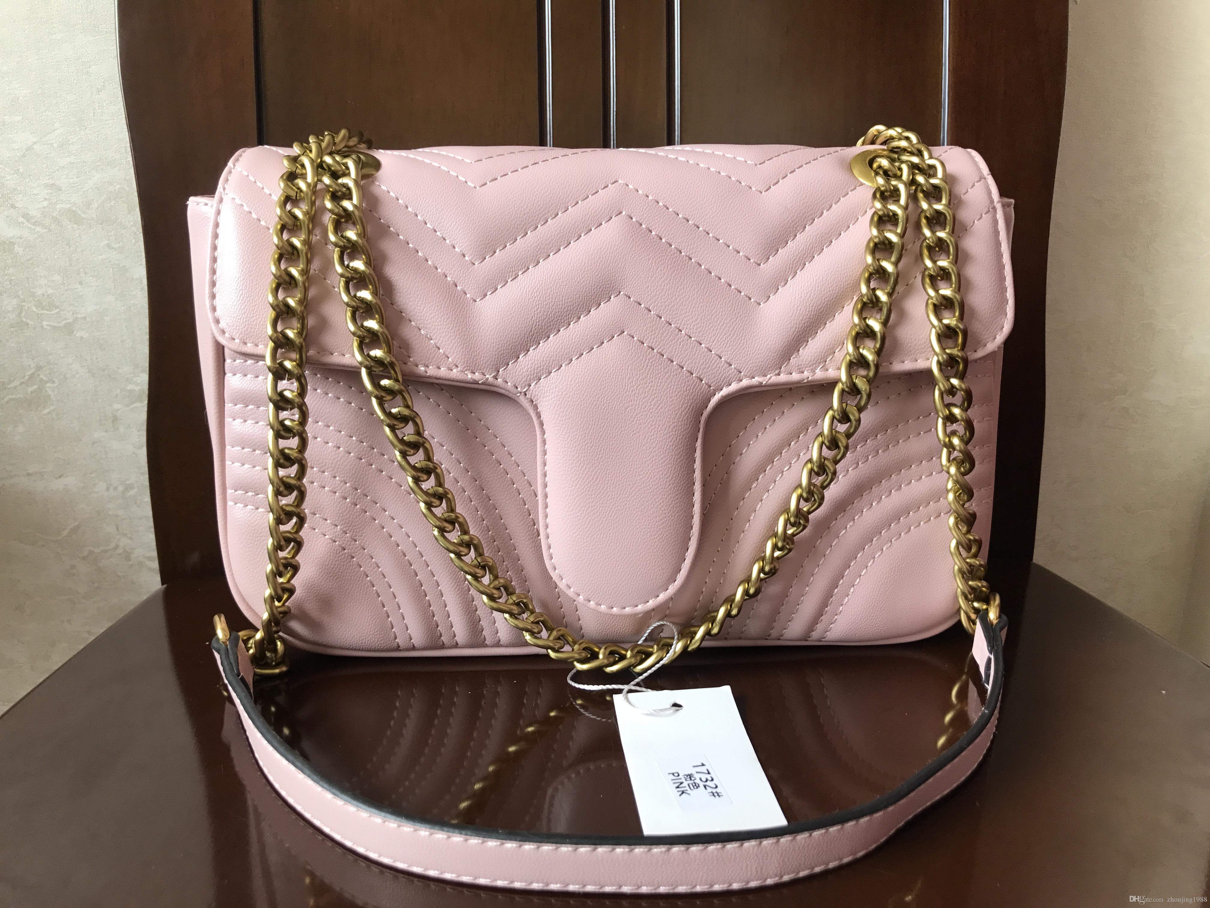 Designers Leather women shoulder bags crossbody Luxury handbags purses designer tote Gold Chain Bag 0011, Pink
Designers Leather women shoulder bags crossbody Luxury handbags purses designer tote Gold Chain Bag 0011, Pink