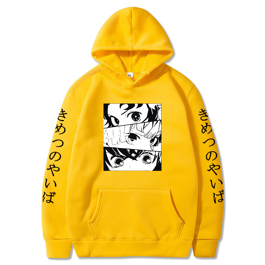 2020 Anime Demon Slayer Kimetsu No Yaiba Sweatshirt Men Women Harajuku Homme Fleece Pullover Hoodie Y0319