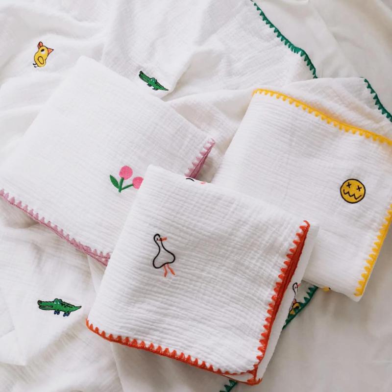 Layers Lace Edge Banded Embroidered Muslin Cotton Blanket Baby Swaddle Stroller Cover Born Bath Towel Receiving Blankets & Swaddling
Layers Lace Edge Banded Embroidered Muslin Cotton Blanket Baby Swaddle Stroller Cover Born Bath Towel Receiving Blankets & Swaddling