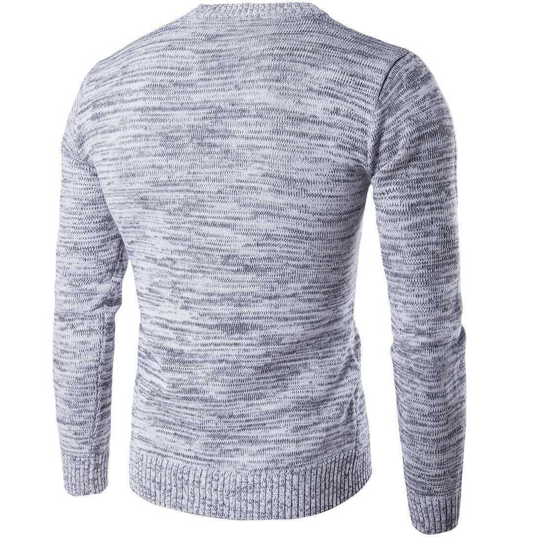 Winter Trui Heren Male Casual Round Neck Slim Fit Pullover Fall Cotton Blends Keep Warm Knitted Sweater for Teens Manteaux Homme 210604