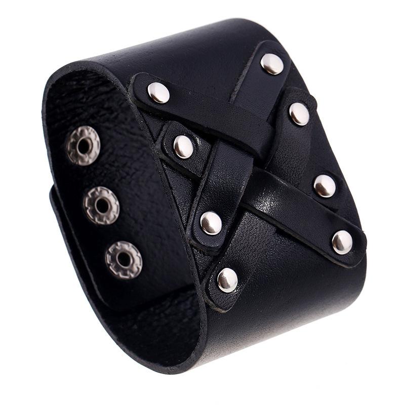 Beaded, Strands 2021 Restore Ancient Ways Man Wide Cowhide Stable Punk Concise Weave Leather Bracelet Gothic, Black
Beaded, Strands 2021 Restore Ancient Ways Man Wide Cowhide Stable Punk Concise Weave Leather Bracelet Gothic, Black