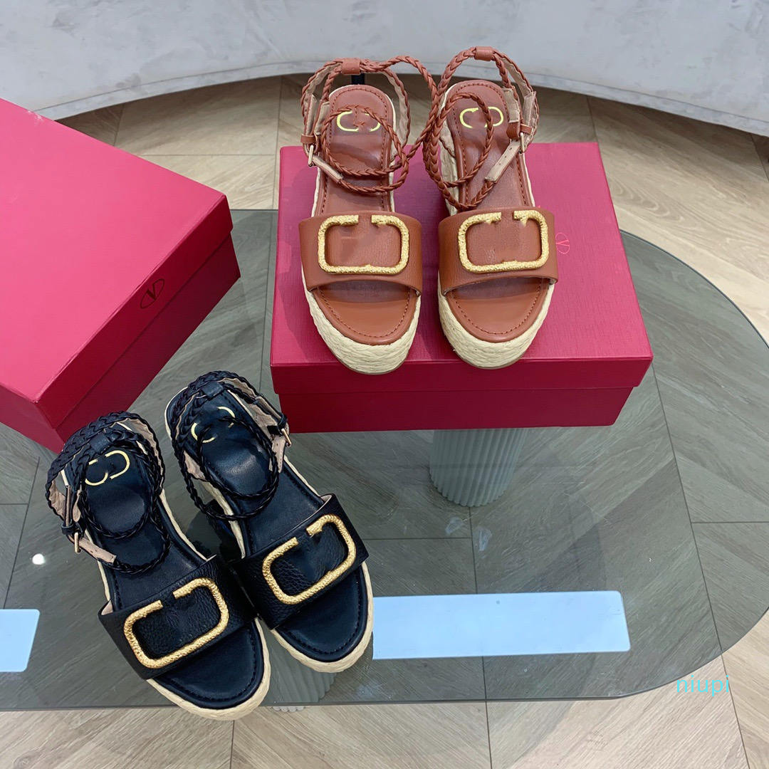 2021 women high heels wedge platform sandals with metal buckle decoration ankle straps fashion ladies Slides pointed toe shoelace box size 3, Black
2021 women high heels wedge platform sandals with metal buckle decoration ankle straps fashion ladies Slides pointed toe shoelace box size 3, Black