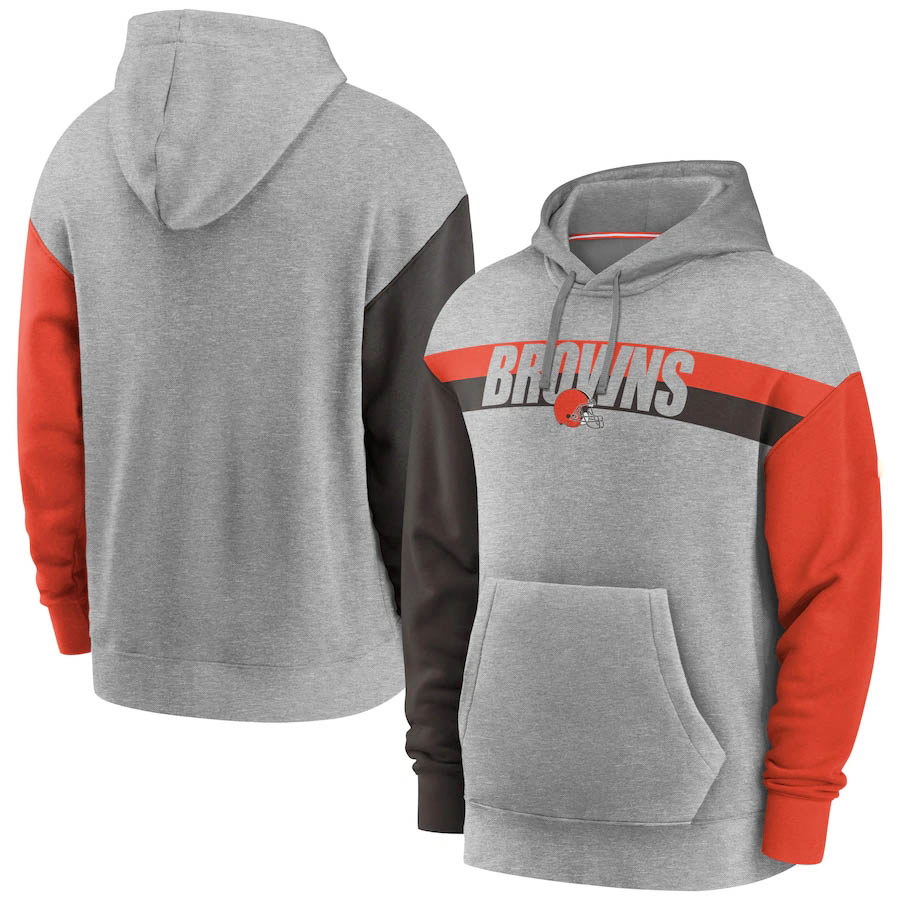 ClevelandBrownsMEN sweatshirts Heathered Gray Fan Gear Pullover Hoodie, Blue;black
ClevelandBrownsMEN sweatshirts Heathered Gray Fan Gear Pullover Hoodie, Blue;black