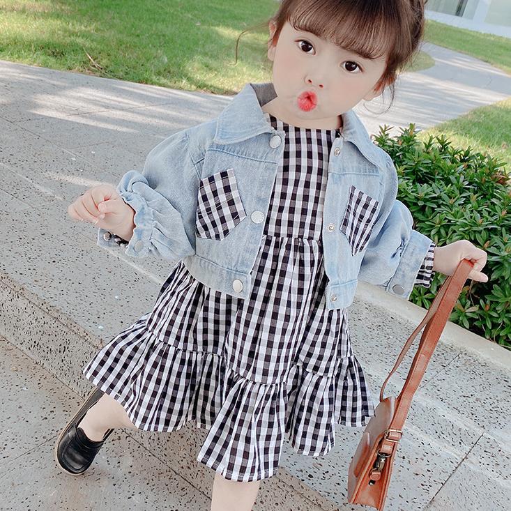 Clothing Sets Kids Clothes Girls Boutique Outfits Thanksgiving For Jeans Jacket And Long Sleeve Dress Children, White
Clothing Sets Kids Clothes Girls Boutique Outfits Thanksgiving For Jeans Jacket And Long Sleeve Dress Children, White