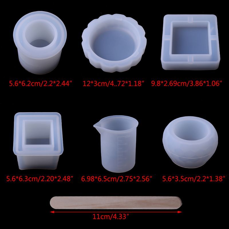 Epoxyhars Silicone Malls, great art Hars Malls For Coaster/Asbak/Bloempot/Pen Candles Soap Jewelry