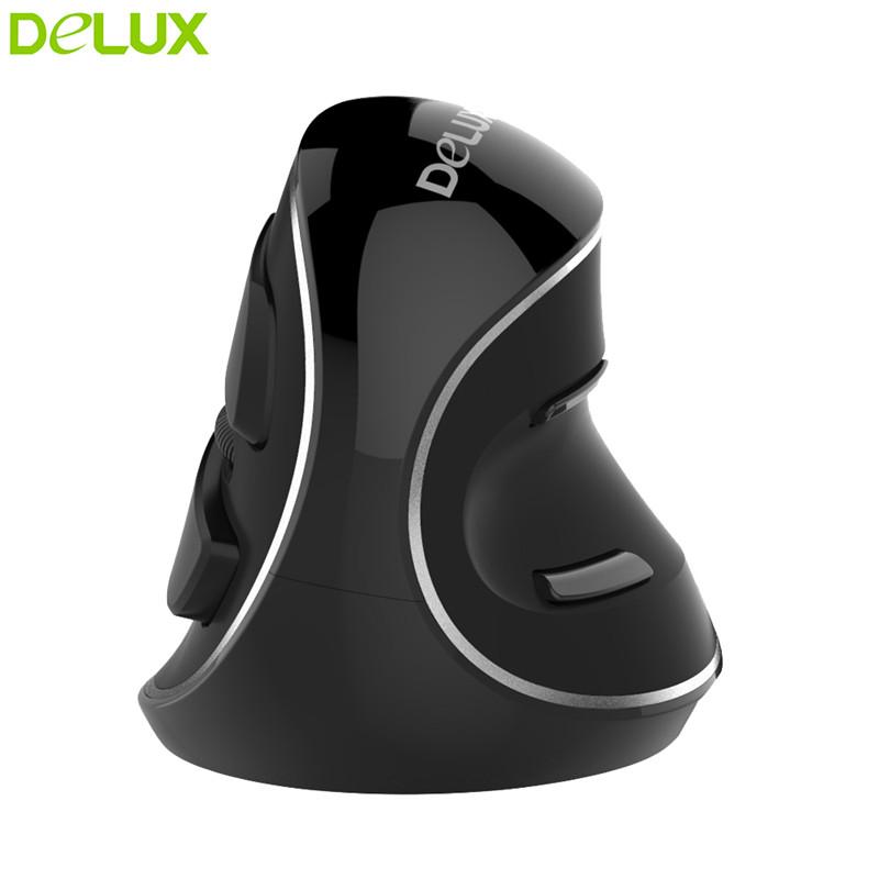 Delux M618 Plus 2.4GHZ Wireless Mouse Vertical Ergonomic Mice Optical 1600 Dpi With Receiver Computer Peripherals
Delux M618 Plus 2.4GHZ Wireless Mouse Vertical Ergonomic Mice Optical 1600 Dpi With Receiver Computer Peripherals