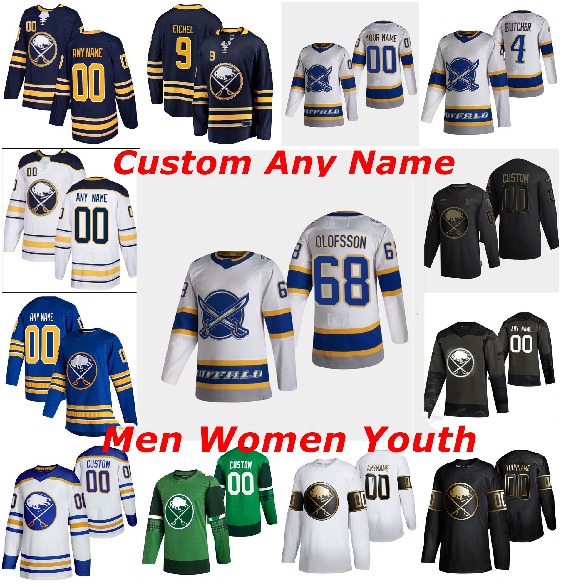Buffalo Sabres Hockey Jerseys Jake McCabe Jersey Linus Ullmark Carter Hutton Craig Anderson Aaron Dell Dustin Tokarski Tobias Rieder Riley Sheahan Custom Stitched, Men home
Buffalo Sabres Hockey Jerseys Jake McCabe Jersey Linus Ullmark Carter Hutton Craig Anderson Aaron Dell Dustin Tokarski Tobias Rieder Riley Sheahan Custom Stitched, Men home