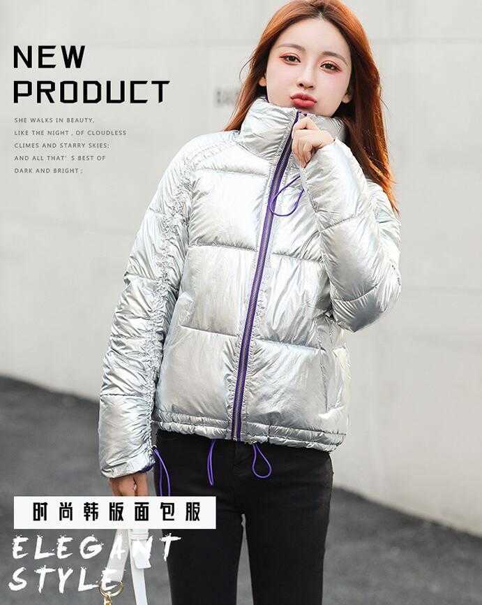 Parka Womens Winter Coats Womans short Cotton Casual Fashion Standing collar Jackets Warm Parkas Female Overcoat Coat 211013