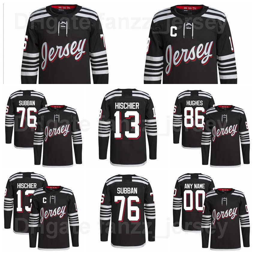 21-22 New Jersey Devils 86 Jack Hughes Black Jersey Alternate Hockey 30 Martin Brodeur 18 Dawson Mercer 13 Nico Hischier 76 PK Subban 9 Taylor Hall Reverse Retro Blank, White
21-22 New Jersey Devils 86 Jack Hughes Black Jersey Alternate Hockey 30 Martin Brodeur 18 Dawson Mercer 13 Nico Hischier 76 PK Subban 9 Taylor Hall Reverse Retro Blank, White