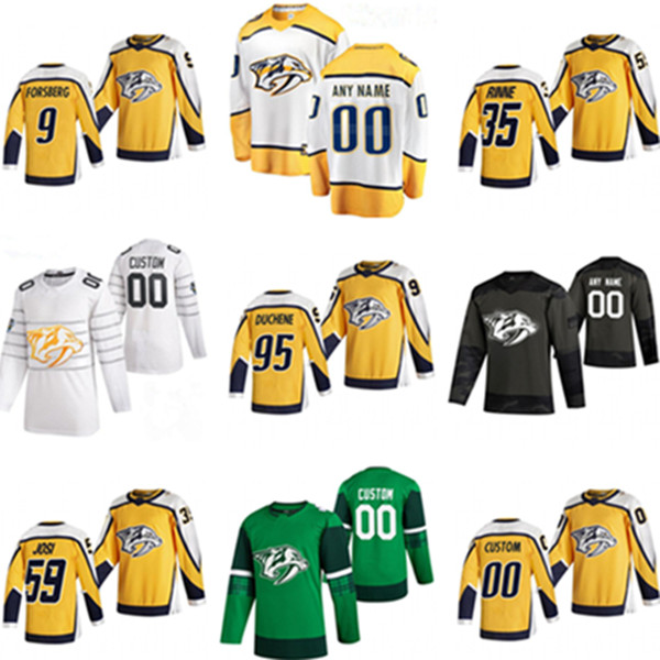 2021Nashville Predators Jerseys 95 Matt Duchene Reverse Retro Yellow White 4 Ryan Ellis 35 Pekka Rinne 59 Roman Josi 9 Filip Forsberg Hockey Wear, Colour 10
2021Nashville Predators Jerseys 95 Matt Duchene Reverse Retro Yellow White 4 Ryan Ellis 35 Pekka Rinne 59 Roman Josi 9 Filip Forsberg Hockey Wear, Colour 10