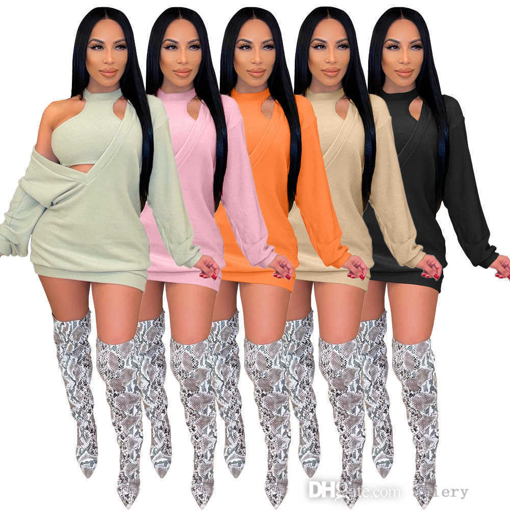 Women Casual Dress Outfits New Fashion Vest And Sexy V-Neck Long Sleeve Sweater Skirts Loose Two-piece Suit 2022 Spring, Purple
Women Casual Dress Outfits New Fashion Vest And Sexy V-Neck Long Sleeve Sweater Skirts Loose Two-piece Suit 2022 Spring, Purple