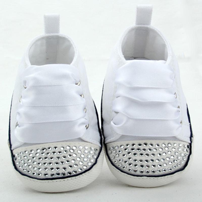 First Walkers Pure White Handmade Baby Shoes Holy Christening Born Shining Sequined Ribbon Lace-up Infants Toddler
First Walkers Pure White Handmade Baby Shoes Holy Christening Born Shining Sequined Ribbon Lace-up Infants Toddler