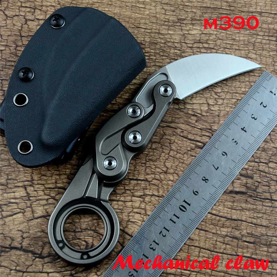 Y-START EDC Foding Pocket Knife Morphing Karambit Mechanica Surviva Rescue Caw Knives M390 bade Titanium aoy Hande
Y-START EDC Foding Pocket Knife Morphing Karambit Mechanica Surviva Rescue Caw Knives M390 bade Titanium aoy Hande