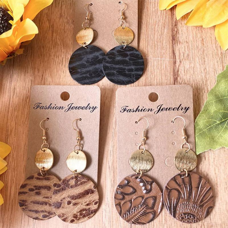 Dangle & Chandelier Layered Copper Disc With Genuine Leather Round Earrings For Women Fashion Geometric Vintage Designer Jewelry, Silver
Dangle & Chandelier Layered Copper Disc With Genuine Leather Round Earrings For Women Fashion Geometric Vintage Designer Jewelry, Silver