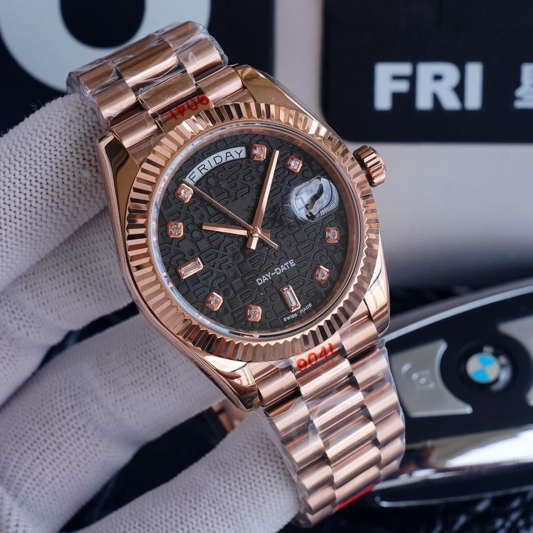 Mens Watches Stainless Steel Automatic Movement Watch 2813 Men Mechanical Wristwatch 41mm Diamond Sports DAYDATE Day Date Man Wristwatches, Make waterproof
Mens Watches Stainless Steel Automatic Movement Watch 2813 Men Mechanical Wristwatch 41mm Diamond Sports DAYDATE Day Date Man Wristwatches, Make waterproof