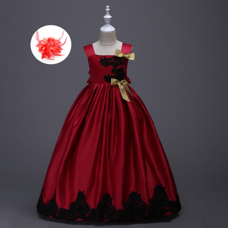 Girl's Dresses Arrival Kids Beautiful Tea Length Evening Pageant Yellow Red Green Purple Blue Girls Dress Ball Gown With Black Lace
Girl's Dresses Arrival Kids Beautiful Tea Length Evening Pageant Yellow Red Green Purple Blue Girls Dress Ball Gown With Black Lace