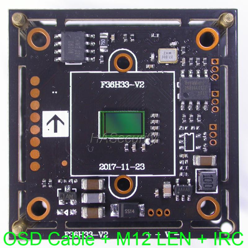 AHD-H / CVBS 1/2.7" GalaxyCore GC2023 GC2033 CMOS + FH8536H CCTV Camera Module PCB Board +OSD Cable +IRC +M12 LENs (UTC) IP Cameras
AHD-H / CVBS 1/2.7" GalaxyCore GC2023 GC2033 CMOS + FH8536H CCTV Camera Module PCB Board +OSD Cable +IRC +M12 LENs (UTC) IP Cameras