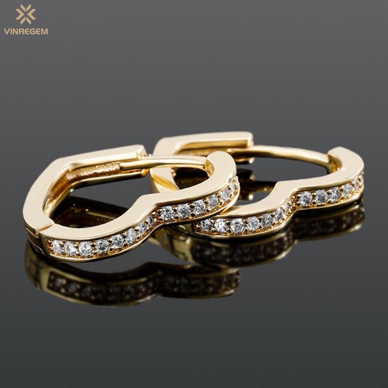 Hoop & Huggie Vinregem Hip Hop Rock 100% 925 Sterling Silver Created Moissanite Party Heart Earrings For Women Fine Jewelry Wholesale, Golden;silver
Hoop & Huggie Vinregem Hip Hop Rock 100% 925 Sterling Silver Created Moissanite Party Heart Earrings For Women Fine Jewelry Wholesale, Golden;silver