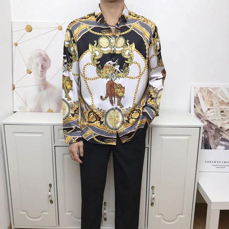 21 new clothing men's shirt 3D printing European and American fashion shirt men's long-sleeved party designer top men's label -XXL
21 new clothing men's shirt 3D printing European and American fashion shirt men's long-sleeved party designer top men's label -XXL