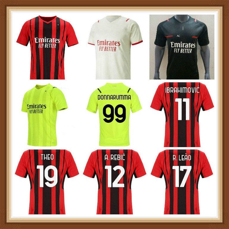 20 21 22 AC Milan Soccer Jerseys IBRAHIMOVIC 2021 KESSIE R.LEAO THEO REBIC Football Shirt DONNARUMMA Goalkeeper Jersey TONALI Maglia da calcio, Grey
20 21 22 AC Milan Soccer Jerseys IBRAHIMOVIC 2021 KESSIE R.LEAO THEO REBIC Football Shirt DONNARUMMA Goalkeeper Jersey TONALI Maglia da calcio, Grey