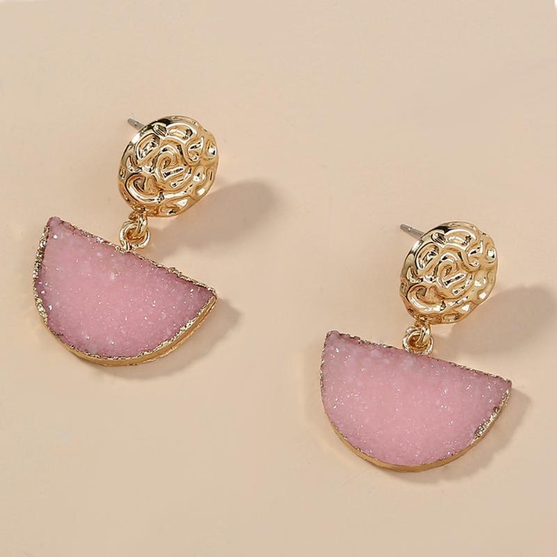 Dangle & Chandelier AJC Women's Earrings Pink Fan Pendant Earlobe Fold Semicircle Simple Versatile
Dangle & Chandelier AJC Women's Earrings Pink Fan Pendant Earlobe Fold Semicircle Simple Versatile