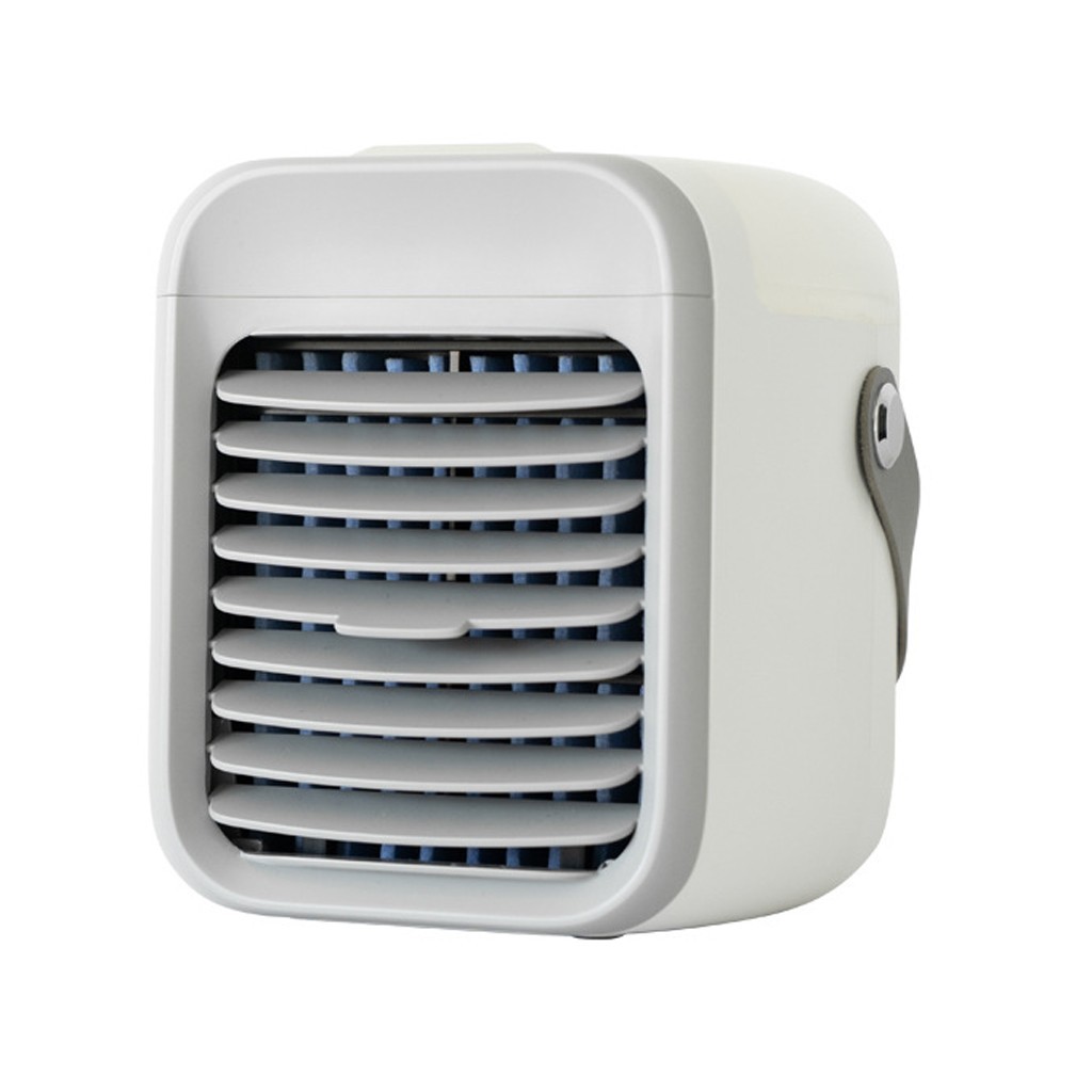Portable mini-fan room of air conditioner, three-speed adjustment of the refillable evaporative fan of air conditioner, 7 colour lamps