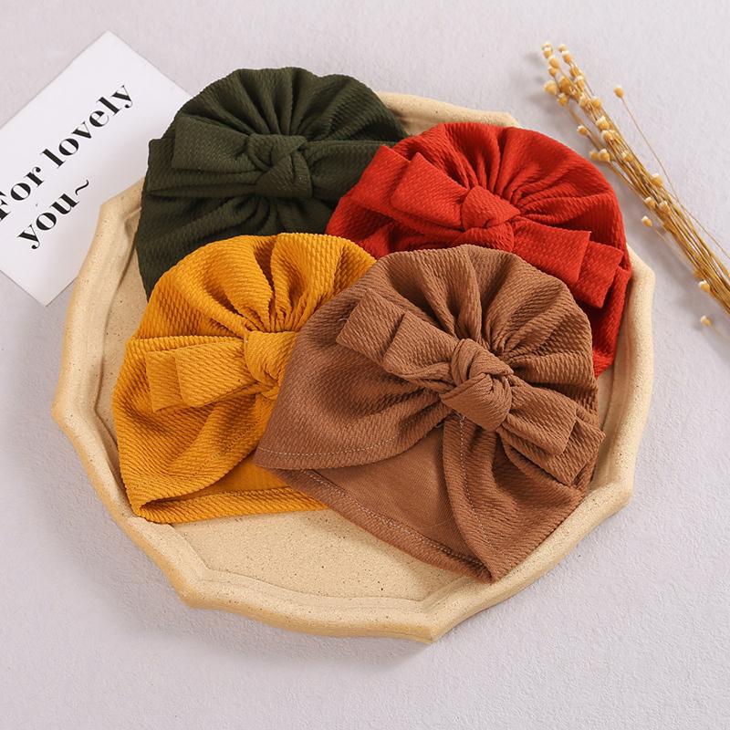 Caps & Hats Solid Color Bowknot Baby Hat Turban Autumn Winter Warm Infant Toddler Beanies Cap Soft Elastic Born Girl Boy Head Wrap Bonnet
Caps & Hats Solid Color Bowknot Baby Hat Turban Autumn Winter Warm Infant Toddler Beanies Cap Soft Elastic Born Girl Boy Head Wrap Bonnet
