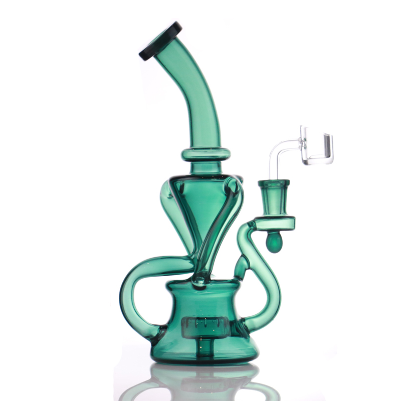 9inch Tornado Hookah Recyclable Recycled Dab Rigs Glass Water Bongs Smoking pipe Heady Pipes Size 14mm joint
9inch Tornado Hookah Recyclable Recycled Dab Rigs Glass Water Bongs Smoking pipe Heady Pipes Size 14mm joint