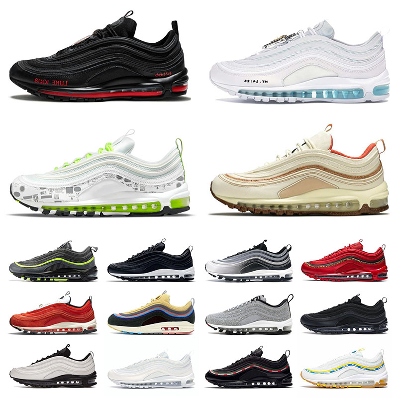 97 mens running shoes Mschf Lil Nas x Satan Luke inri jesus triple black white metalic gold University Red 97s sky undefeated men women trainers sports sneakers 36-45, B36 black white 36-45
97 mens running shoes Mschf Lil Nas x Satan Luke inri jesus triple black white metalic gold University Red 97s sky undefeated men women trainers sports sneakers 36-45, B36 black white 36-45