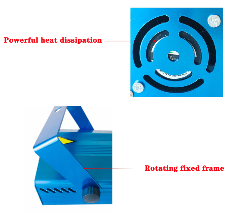 Mini Laser Projector Effects Lights Sound Activated Auto Flash Stage Lamp for Club Disco Party Celebration Christmas Festival Lighting