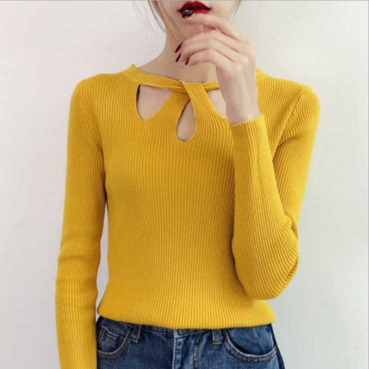 Women' Sweaters Autumn Slim-fit Hollow Half-high Neck Sweater Tops Fall Winter Pullover Long-sleeve Inner Bottoming Shirt, Black
Women' Sweaters Autumn Slim-fit Hollow Half-high Neck Sweater Tops Fall Winter Pullover Long-sleeve Inner Bottoming Shirt, Black