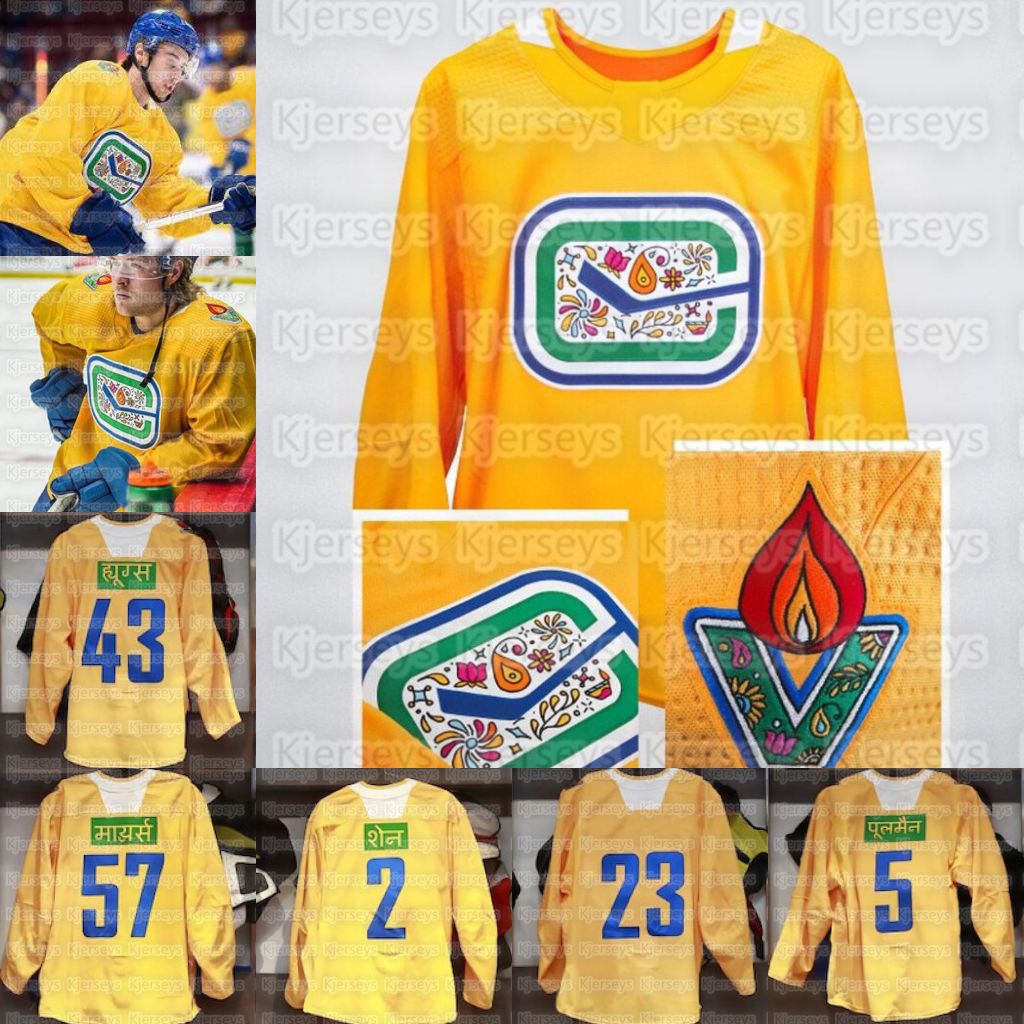 Vancouver Canucks Diwali jersey 43 Quinn Hughes 5 Tucker Poolman 2 Luke Schenn 57 Tyler Myers Hockey jerseys Sewing embroidery Customize any name and number, Custom pls provide picture with name
Vancouver Canucks Diwali jersey 43 Quinn Hughes 5 Tucker Poolman 2 Luke Schenn 57 Tyler Myers Hockey jerseys Sewing embroidery Customize any name and number, Custom pls provide picture with name